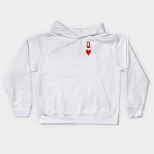 Queen of Hearts Kids Hoodie